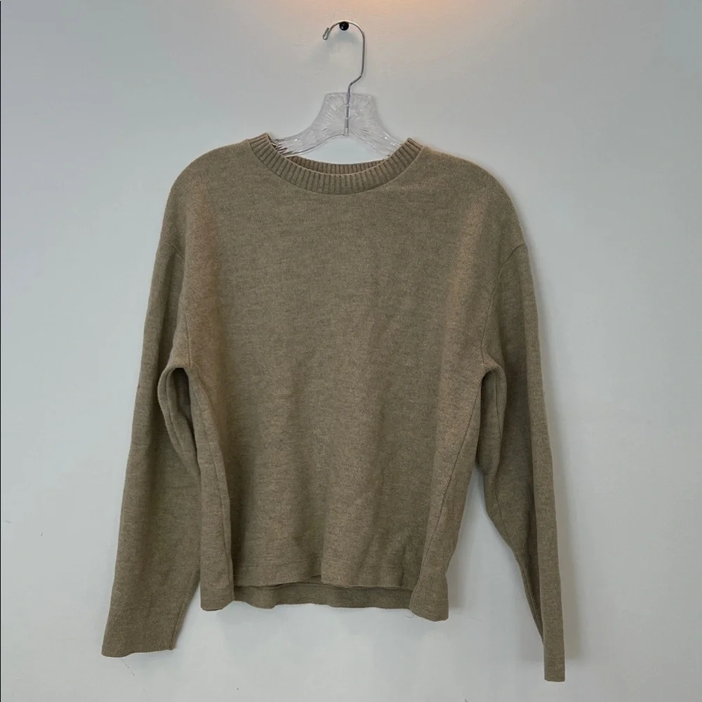Classic Crewneck Sweater in Taupe